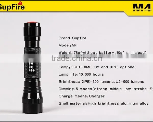 SupFire M4 Professional Outdoor Leds Flashlight photo-6