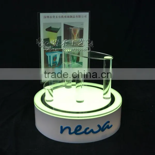 Acrylic Cosmetic Display Stand Round Makeup Display Rack photo-4