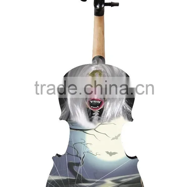 Dacorative Nice Art With Halloween Style Violin photo-4