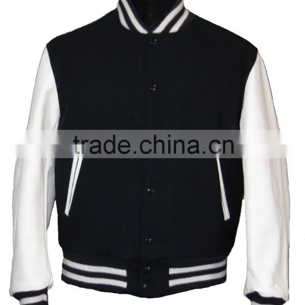 Varsity Jacket,custom Leather Sleeves Varsity Jacket/fashionwear Design Varsity Jacket photo-6