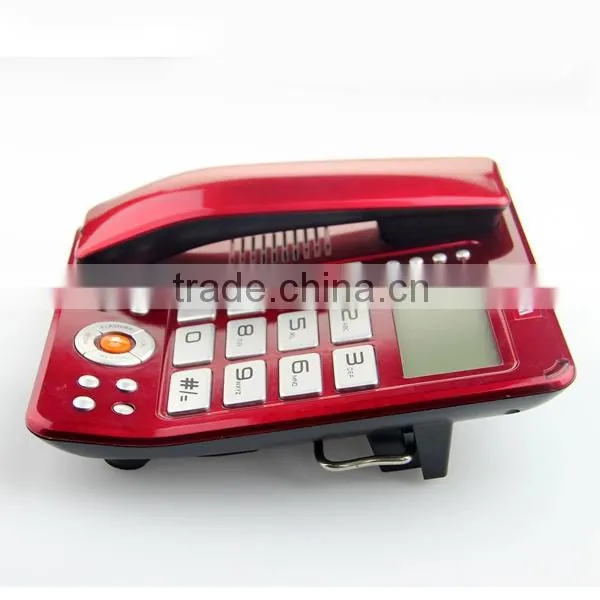 Fashion Red Handsfree 2 Line Caller id Telephone Set photo-2