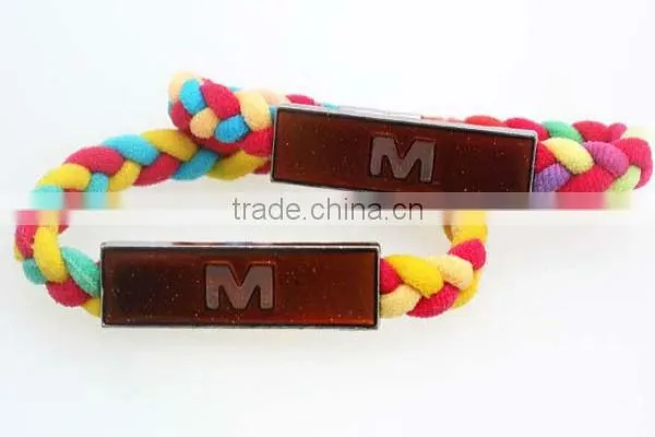 2016 Fashion Rope Bracelet Custom Multi Color Safe M Charm Bracelets photo-2