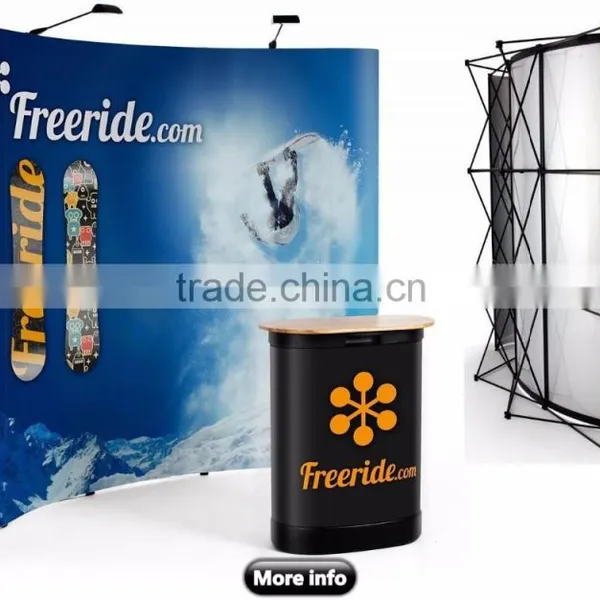 Custom Size High Quality Long Life Printed Type PP Advertising Banner Popup Stand photo-2