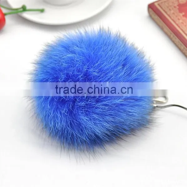 Natural Genuine Fox Fur Pom Poms /balls for Decoration