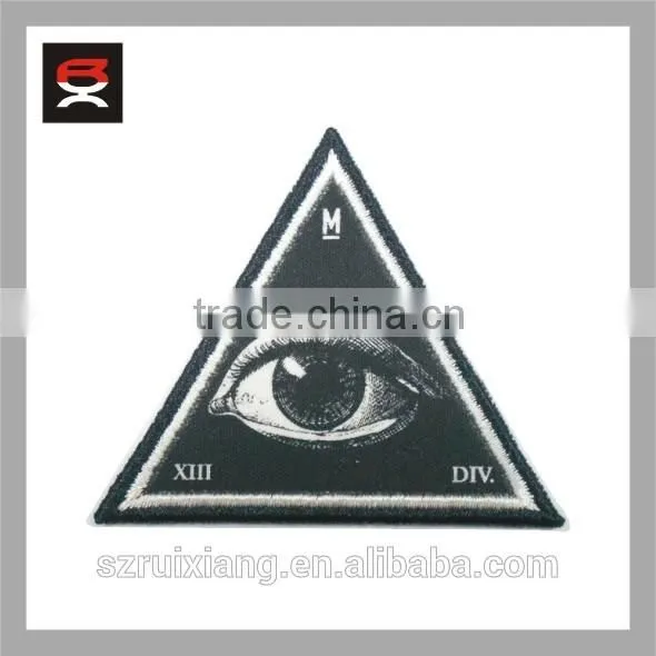 China OEM Iron On/sewn on Woven Patch Label photo-5