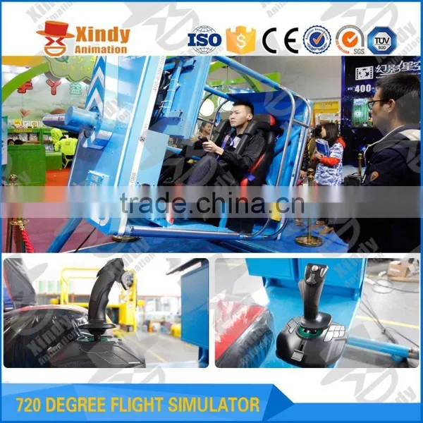 2016 Funny Product Portable Flight Driving Simulator Flight Simulator Cockpit 720 Degree Flight Simulator Supplier's Choice photo-4
