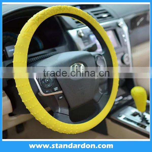 Many Color Silicon Car Steering Wheel Cover Universal Silicon Steering Wheel Hubs photo-3