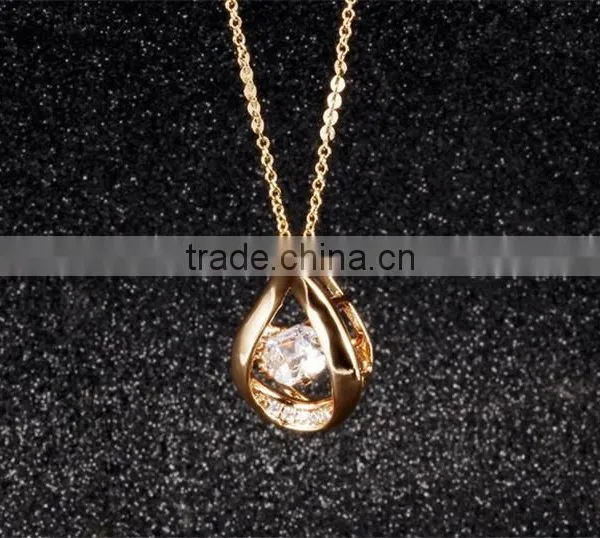Gold Plated Fashion Jewellery for Women Zircon cz Pendent photo-2