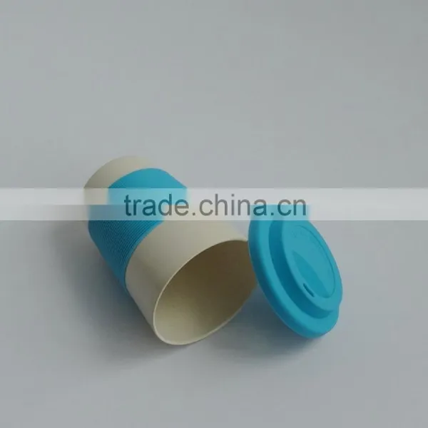 Newest Design Bamboo Fiber Cup With Lid and Straw photo-6