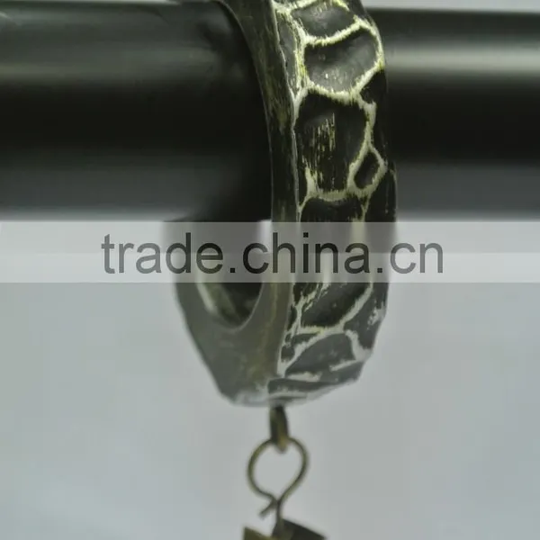 Designer Drapery Rods And Rings With Clips For 1", 1-1/4" and 1-1/2" Curtain Rods photo-3
