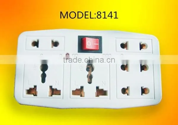 5 Socket Adapter Plug,5 Outlet Single-Tap Wall Tap Electrical Multi Outlets,Use Home Organization Office Quality Choice