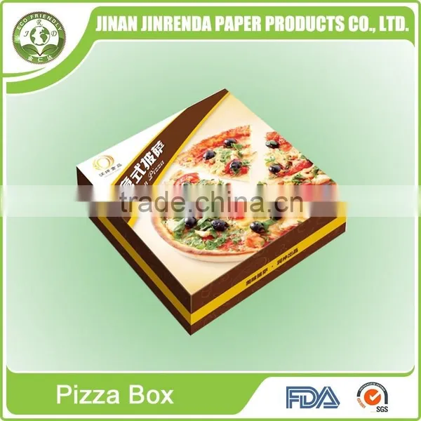 Corrugated Paper 9 Inch Pizza Delivery Box for Scooter or Motobike photo-3