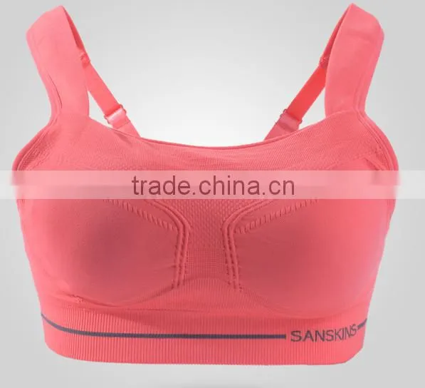 Sex Girl Breathable Sport Seamless Bra Women Sports Bra photo-2