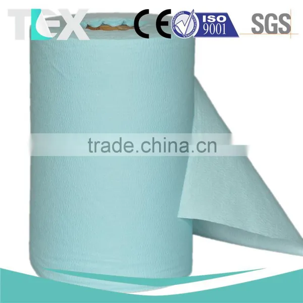 [TEXCLEAN] 55% Woodpulp 45% Polyester Nonwoven Jumbo Rolls photo-2