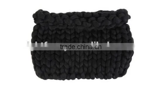Lovely Knitted Clutch Bag,Women Weave Clutch Bag Clutch Bag,Winter Hand Bags,Knitted Clutch Bag ,Distressed Hand Bag photo-5