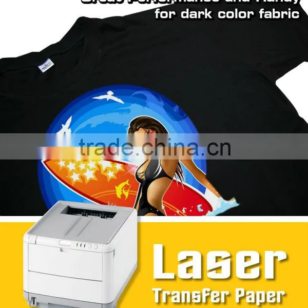 2016 Hot Selling Laser Dark Fabric Transfer Paper photo-6
