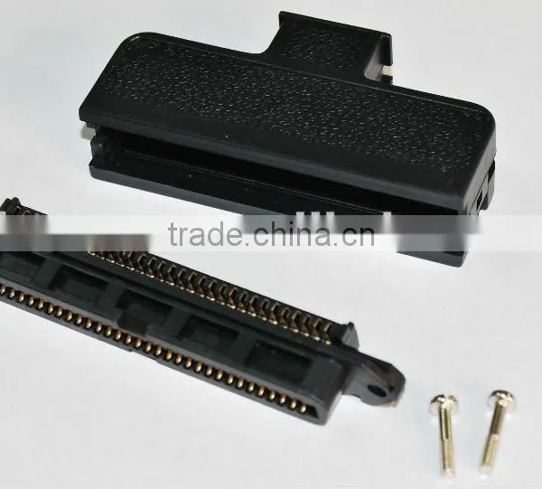 64 pin TYCO AMP 552307-1 2.16mm Centerline Champ Female connector Straight cable entry