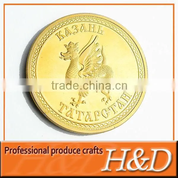 Architectural Gold Coin With Logo Embossed Wholesale photo-4