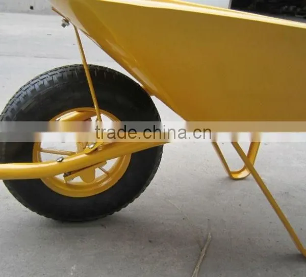 Single Wheelbarrow Garden Yard Barrow Cart Wb6400 photo-4