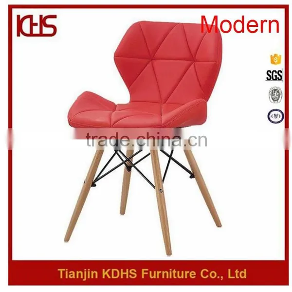 2016 Black Multifunctional PU Modern Style Wooden Popular New Leisure Chair photo-6