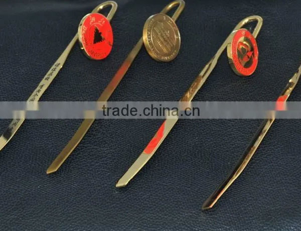 Fancy Custom Arts and Crafts Metal Gift Bookmark photo-6