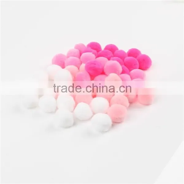 Factory Supply DIY Crafts Pink Series Acrylic Pompoms Toys for Kids or Wedding Party Decoration photo-4