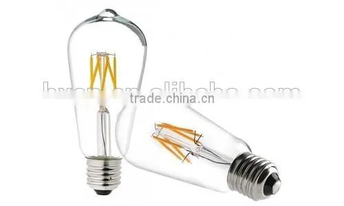 Bulb Lights Item Type and COB Filament Type CE ERP RoHS COB Filament LED Bulb ST64 8W LED Filament Light Bulb photo-5