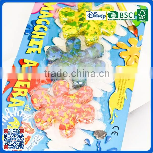 2016 Wholesale Flower Shaped Crayon Into Blister Card for School Kids photo-2