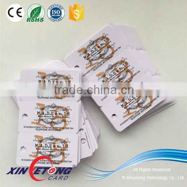 Printed Plastic Customized Keychain Combo PVC Cards With Qrcode photo-4