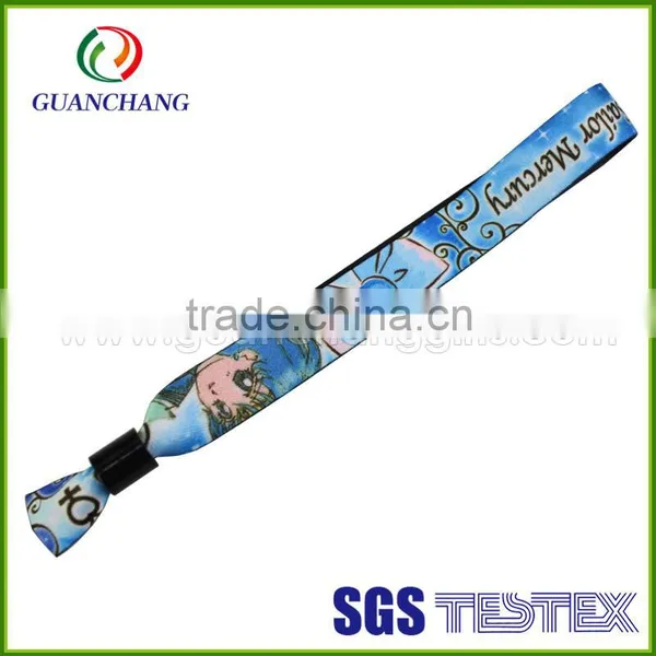 Polyester Festival Fabric Wristbands, Fabric Wristbands for Sale photo-4