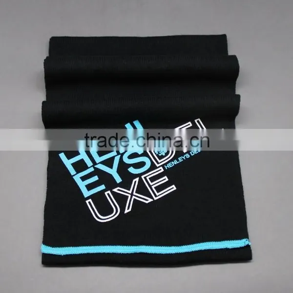 CUSTOM KNITTING PATTERN SCARF AND SNOOD WITH PRINTING LOGO photo-2