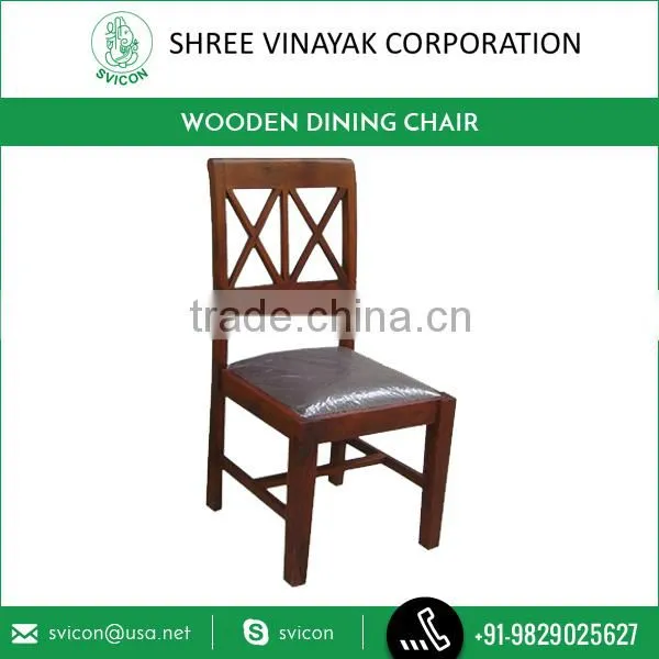 Premium Quality Wooden Dinning Chair Manufactured by Skilled Craftsmen