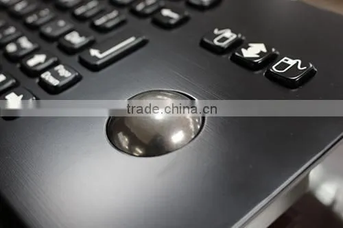 Vandal Proof Metall Keyboard With Trackball and Integrated EPP photo-4