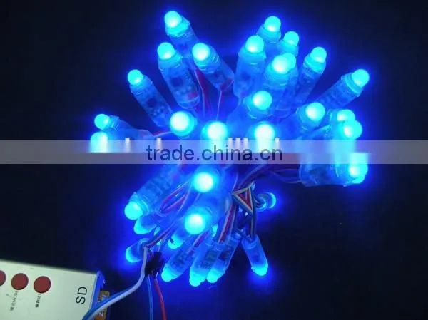 DC5V Input,50pcs a String;round Shape 12mm WS2811 Led Pixel String Light photo-5