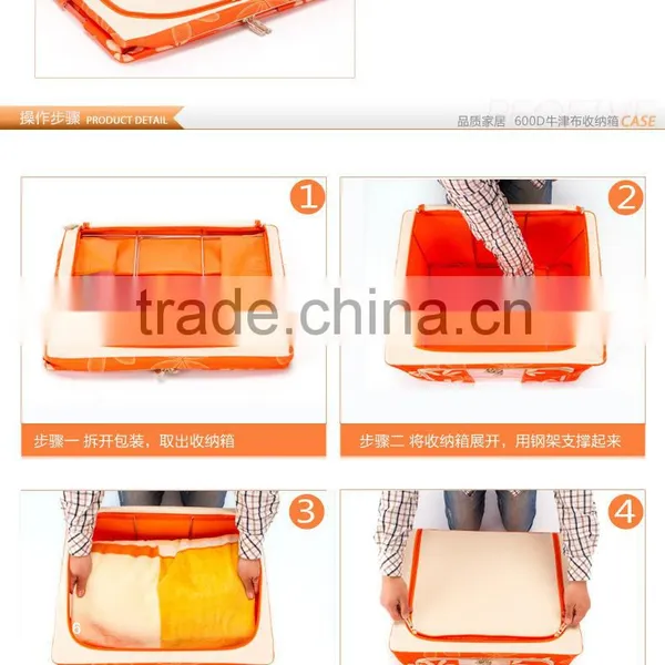 YIWU RODA 100% Oxford Fabric Water-proof Color Can be Customized Foldable Storage Box photo-2