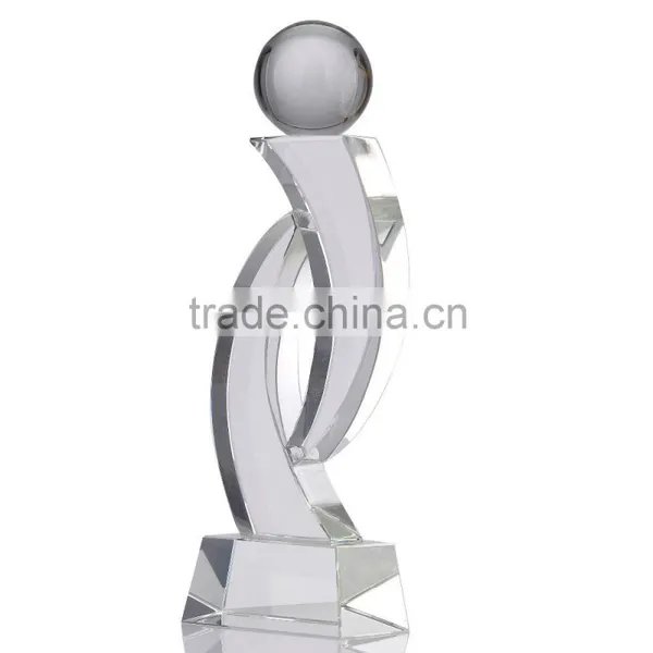Factory OEM Optical Glass Competition K9 Award Latest Design China Oem Crystal Trophy photo-2