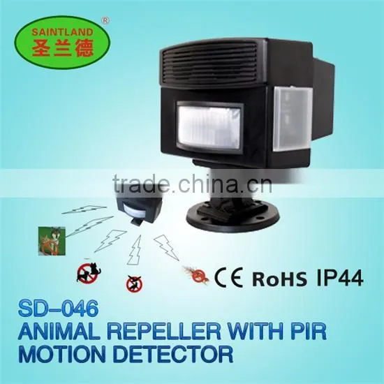SD-046 Ultrasonic Animal Repeller With Built-in PIR Motion Detector