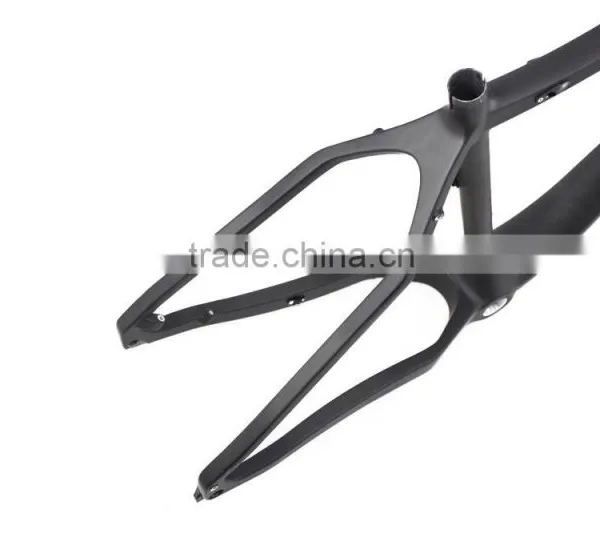 China Cheap 26er MTB Fat Bike Carbon Fiber Frame Fat Carbon Frameset, 26er Fat Snow Bike, 26er Fat Bike Frameset, 100mm BSA/BB30 photo-4