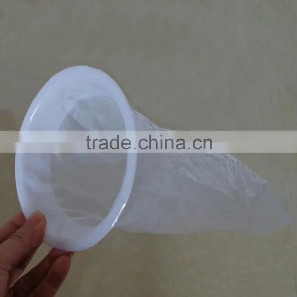 1500ML White Color LDPE Plastic Vomit Bag Without Printing Top PVC Rigid Rings photo-4