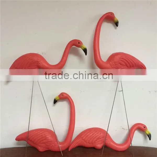 Pink Flamingo Lawn Ornament Yard Art Decoration