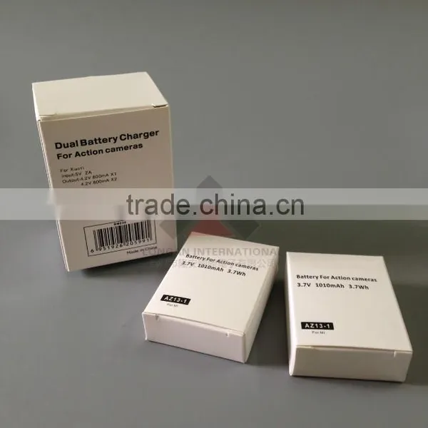 Portable Dual USB Travel Charger For Xiaomi Yi Battery photo-6