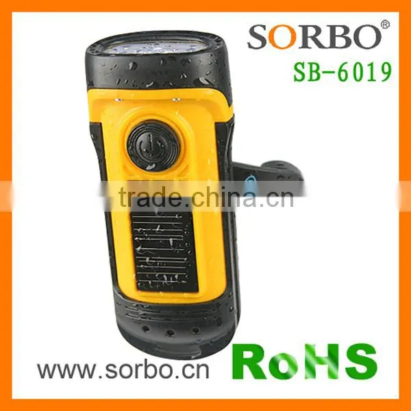 Hot Sale Top Quality Waterproof LED Flashlight With Solar Power LED Rechargeable Street Light photo-2