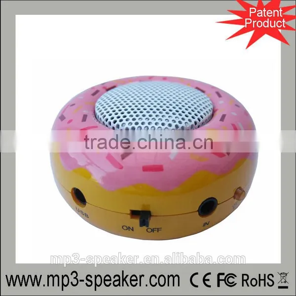MPS-146 Low Price!!!doughnut Shape Promotion Speaker,mini Gift Portable Speaker