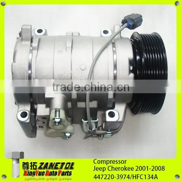 Auto Compressor OEM 447220-3974 for 2001-2008 Jeep Cherokee 2005-2006 Jeep Liberty