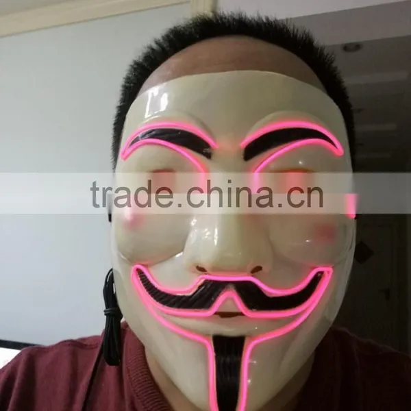 EL WIRE Mask / el Wire Party Mask / el Flashing Mask photo-4