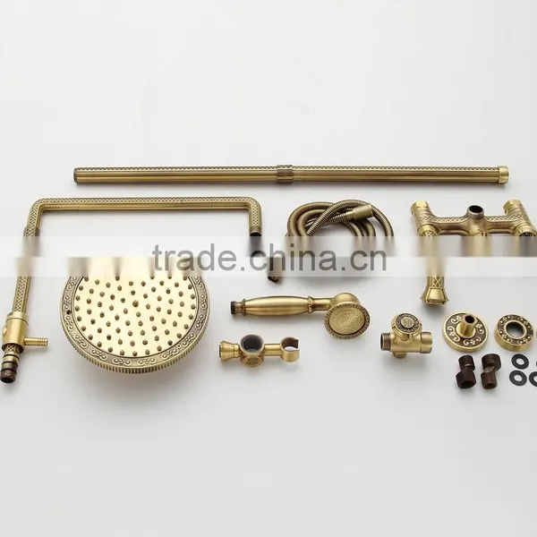 New Design Classic Antique Bronze Bath In-wall Shower Set Faucet Mixer LT10132AAB photo-4
