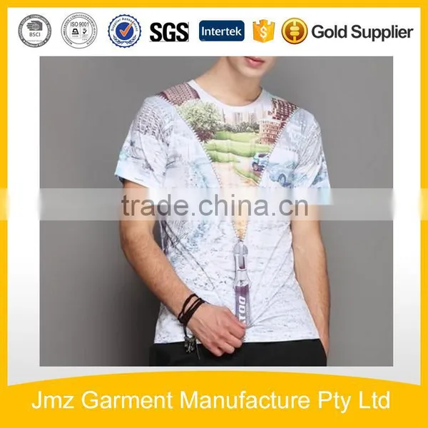 Custom Mens t Shirt High Quality Digital Printing t Shirt