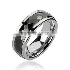 Coolman Tungsten Carbide Jewelry O Rings Men