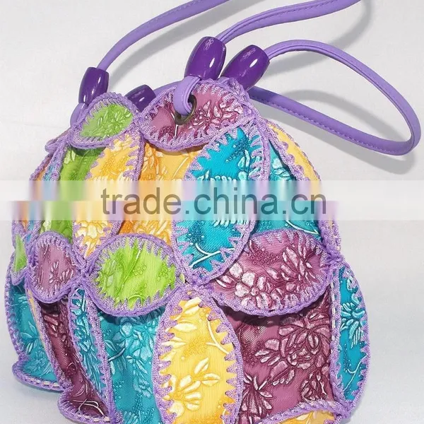 China Leather Handbag Factory Lady Fancy Bags Crochet Design Totall Handmade photo-6