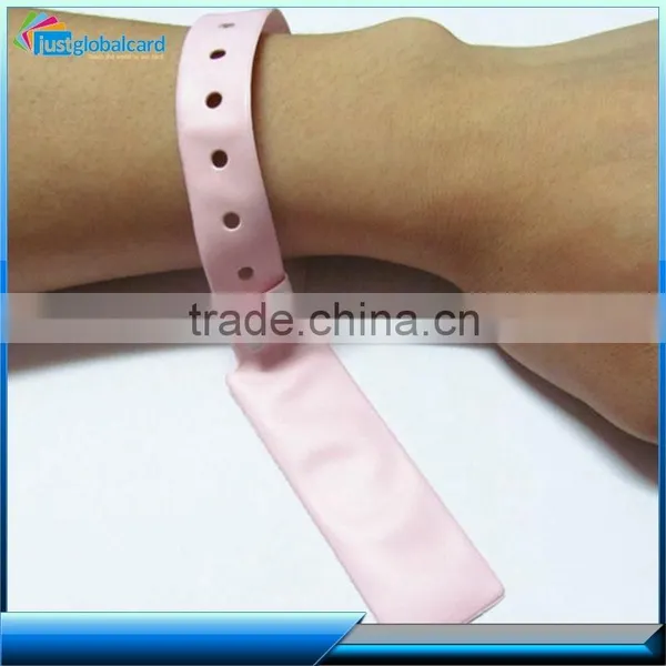 13.56MHz HF Disposable Rfid Paper Hospital Wristbands for Baby and Adults photo-2